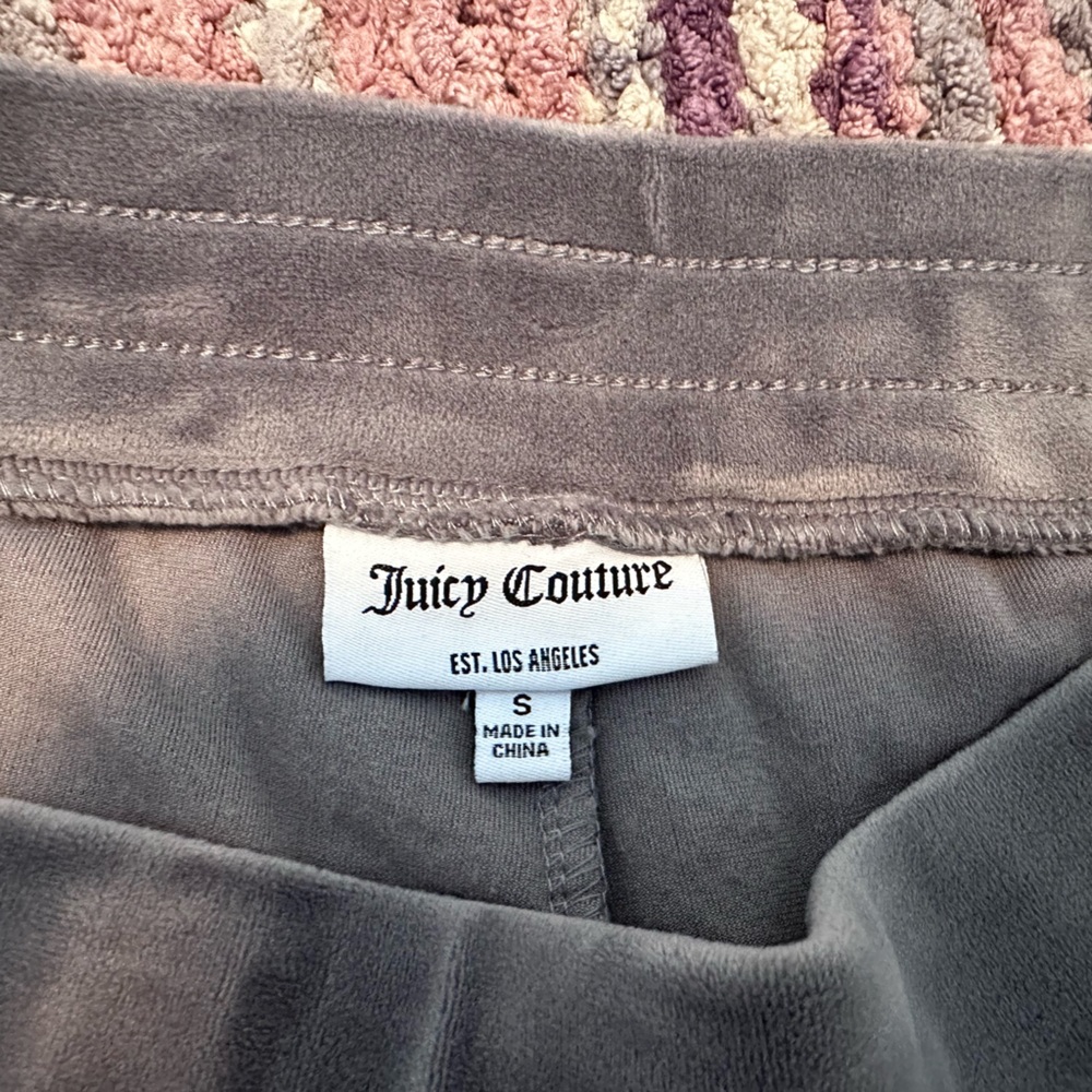Fabulous Juicy Couture Gray Velour Tracksuit Size S - Picture 10 of 10
